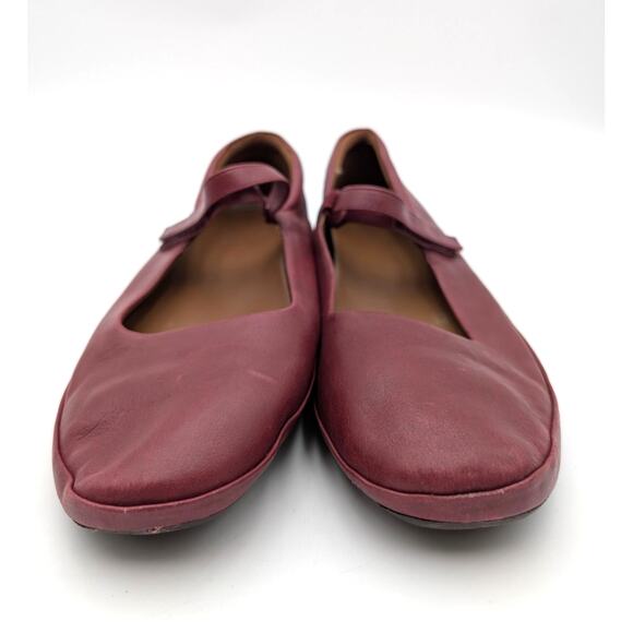 Naturalizer Behold Mary Jane Flat Women's Cranberry Size US9.5M EU40.5 - Picture 2 of 12